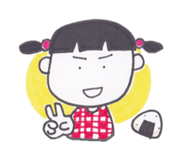 ONIGIRI Girl KURUKKO sticker #154701