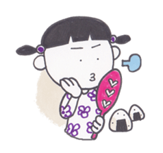 ONIGIRI Girl KURUKKO sticker #154706