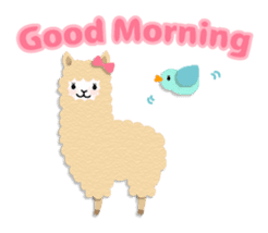 Alpaca girls sticker #155347