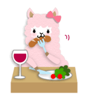 Alpaca girls sticker #155349