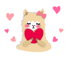 Alpaca girls sticker #155353