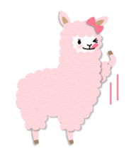 Alpaca girls sticker #155354