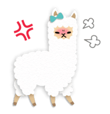 Alpaca girls sticker #155355