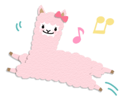 Alpaca girls sticker #155356