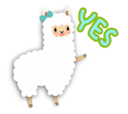 Alpaca girls sticker #155357