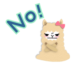 Alpaca girls sticker #155358