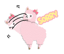 Alpaca girls sticker #155359