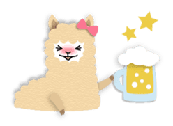 Alpaca girls sticker #155363