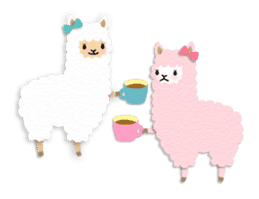 Alpaca girls sticker #155364
