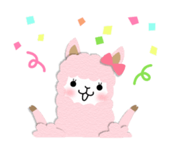 Alpaca girls sticker #155366