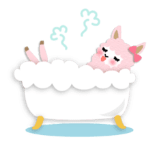 Alpaca girls sticker #155369