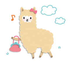 Alpaca girls sticker #155371