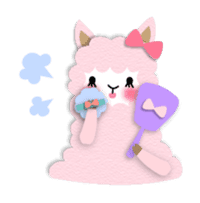 Alpaca girls sticker #155372