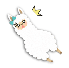Alpaca girls sticker #155376