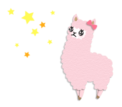 Alpaca girls sticker #155377