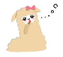 Alpaca girls sticker #155379
