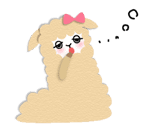 Alpaca girls sticker #155379