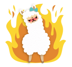 Alpaca girls sticker #155380