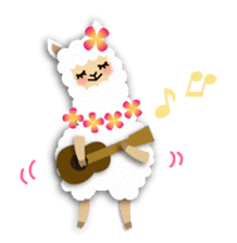Alpaca girls sticker #155382