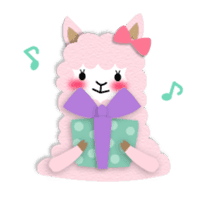 Alpaca girls sticker #155383
