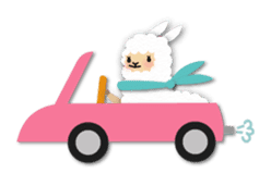 Alpaca girls sticker #155386
