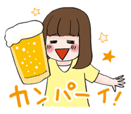 The fatigued office lady Sachiko. sticker #155712