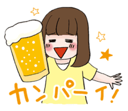 The fatigued office lady Sachiko. sticker #155712