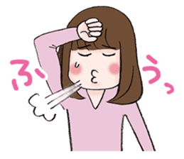 The fatigued office lady Sachiko. sticker #155716