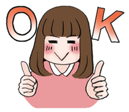 The fatigued office lady Sachiko. sticker #155726