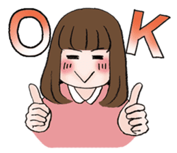 The fatigued office lady Sachiko. sticker #155726