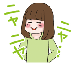 The fatigued office lady Sachiko. sticker #155729