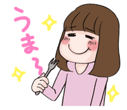 The fatigued office lady Sachiko. sticker #155730