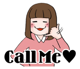 The fatigued office lady Sachiko. sticker #155731