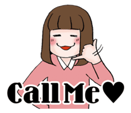 The fatigued office lady Sachiko. sticker #155731