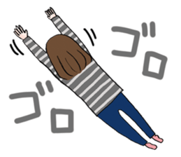 The fatigued office lady Sachiko. sticker #155734