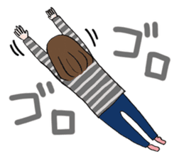 The fatigued office lady Sachiko. sticker #155734