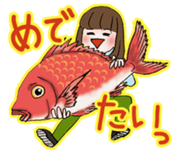 The fatigued office lady Sachiko. sticker #155737