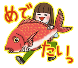 The fatigued office lady Sachiko. sticker #155737