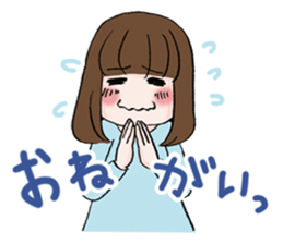 The fatigued office lady Sachiko. sticker #155738