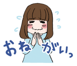 The fatigued office lady Sachiko. sticker #155738