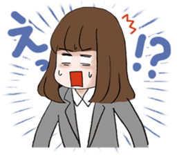 The fatigued office lady Sachiko. sticker #155740
