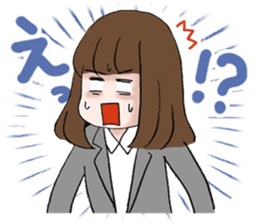 The fatigued office lady Sachiko. sticker #155740