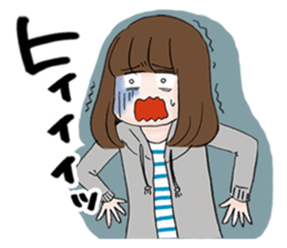 The fatigued office lady Sachiko. sticker #155743