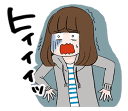 The fatigued office lady Sachiko. sticker #155743