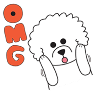 Chong chong: the cheeky chubby dog sticker #155751