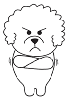 Chong chong: the cheeky chubby dog sticker #155770