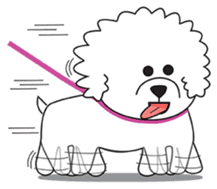 Chong chong: the cheeky chubby dog sticker #155781