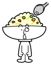 Fried rice cha-san sticker #155973