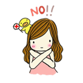 Happiness with A little duck sticker #156196