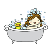 Happiness with A little duck sticker #156198